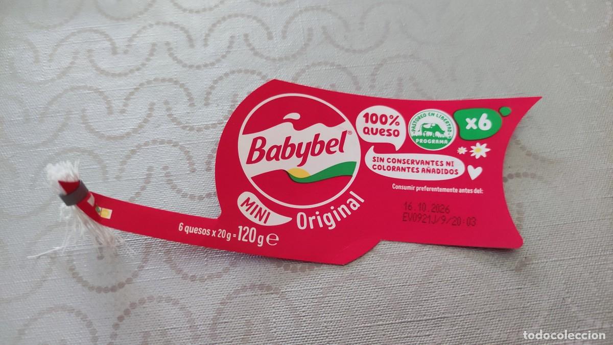 Old Labels: ETIQUETA QUESO MINI BABYBEL - X6 - VACA