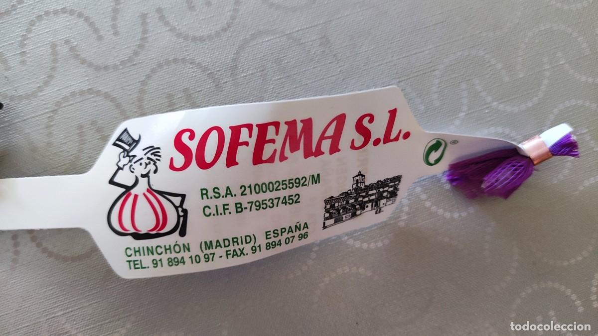 Old Labels: ETIQUETA BOLSA MALLA - AJOS - SOFEMA - CHINCHON MADRID