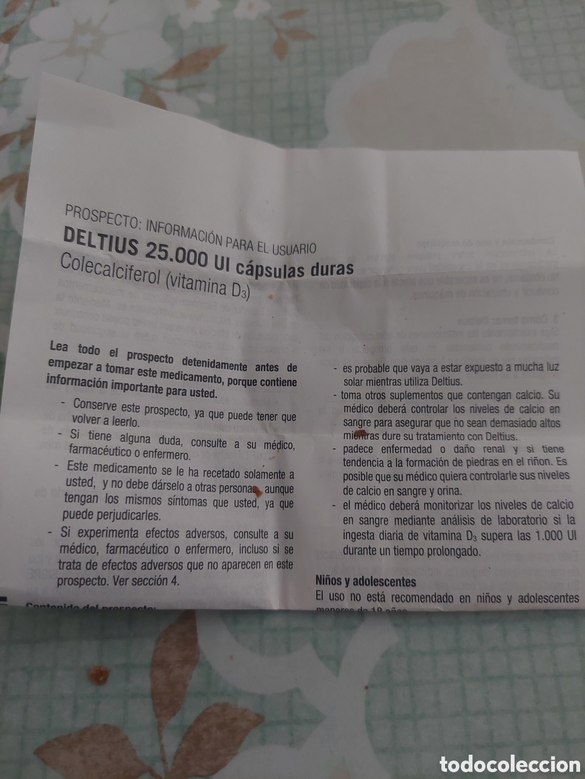 Etiquetas antiguas: PR&Oacute;SPETO MEDICAMENTOS DELTIUS VUTAMINA D