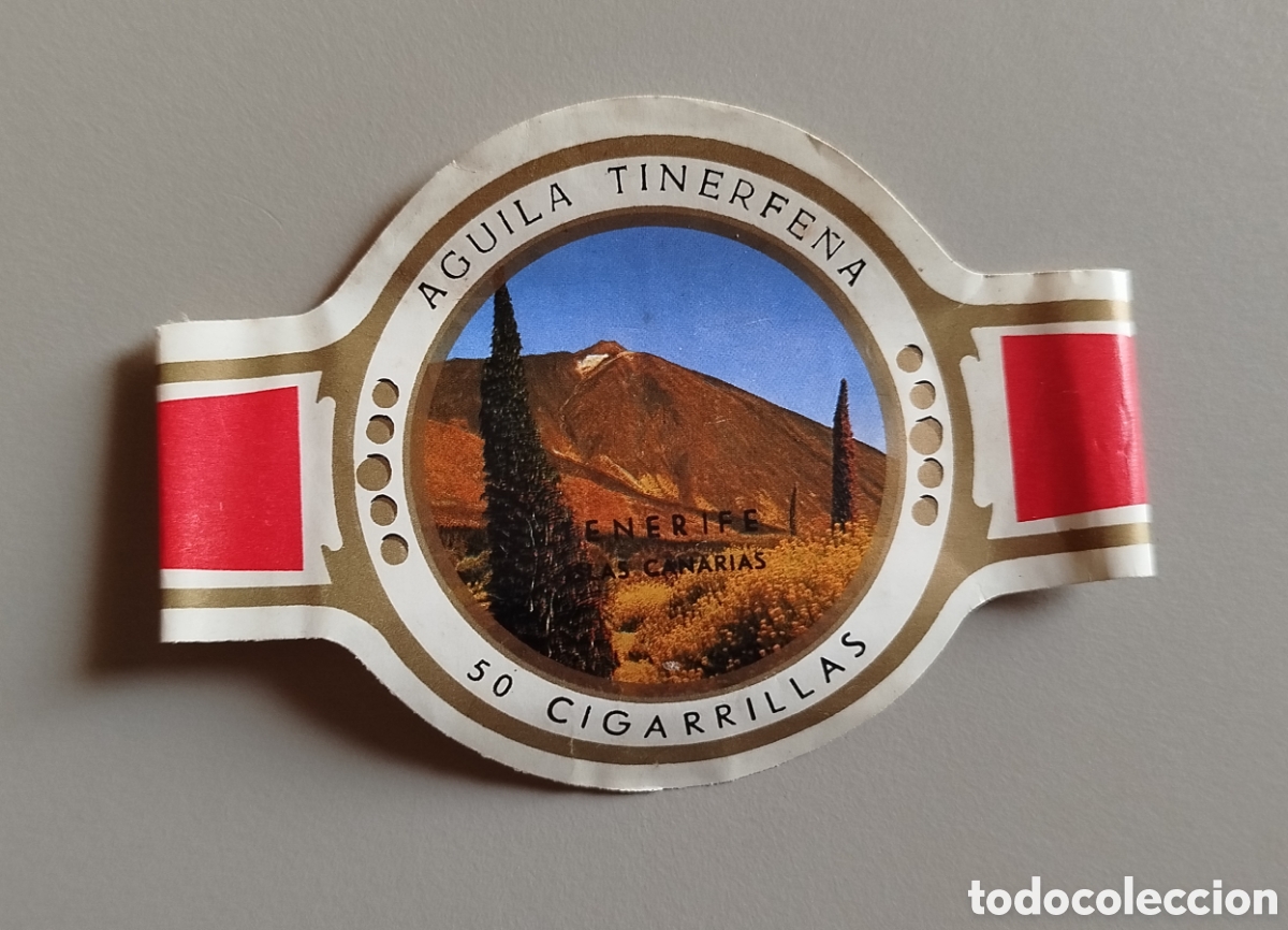 Etiquetas antiguas: Vitola &Aacute;guila Tinerfe&ntilde;a. Tenerife. Canarias