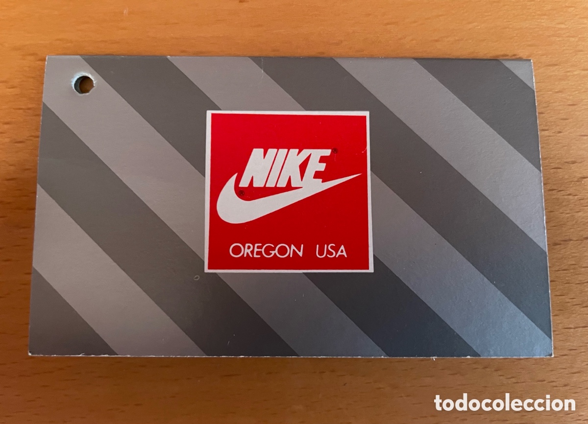 Etiquetas antiguas: Antigua etiqueta original NIKE Oregon USA &ndash; Vintage