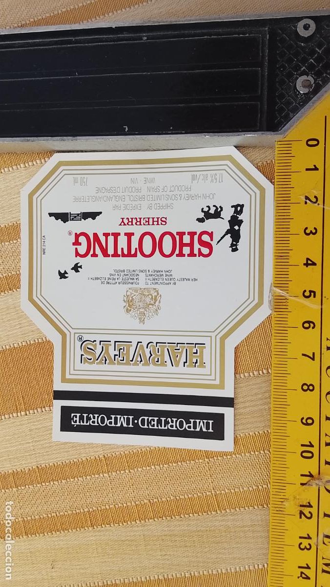 Etiquetas antiguas: HAGA SU OFERTA - ANTIGUA ETIQUETA DE VINO LICOR co&ntilde;ac manzanilla fino SANLUCAR JEREZ CADIZ EL PUERTO