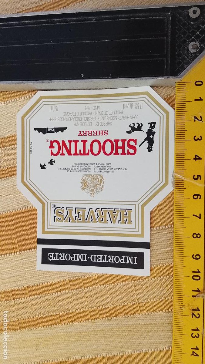 Etiquetas antiguas: HAGA SU OFERTA - ANTIGUA ETIQUETA DE VINO LICOR co&ntilde;ac manzanilla fino SANLUCAR JEREZ CADIZ EL PUERTO
