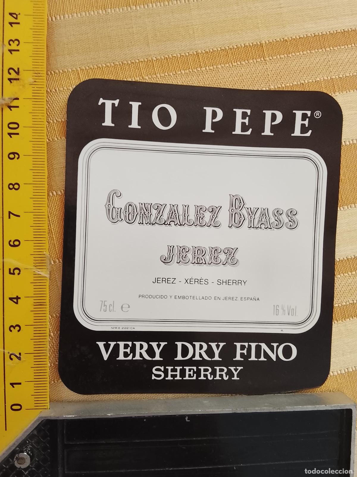 Etiquetas antiguas: HAGA SU OFERTA - ANTIGUA ETIQUETA DE VINO LICOR co&ntilde;ac manzanilla fino SANLUCAR JEREZ CADIZ EL PUERTO