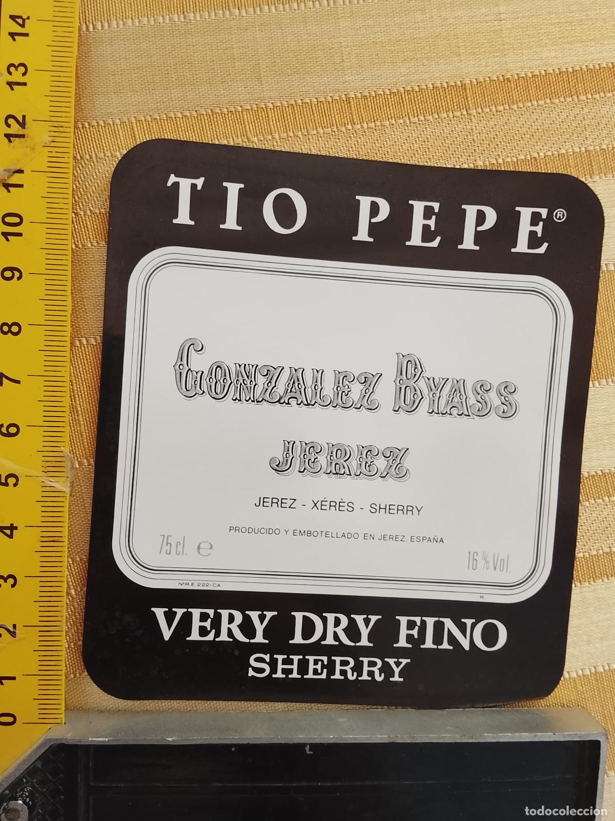 Etiquetas antiguas: HAGA SU OFERTA - ANTIGUA ETIQUETA DE VINO LICOR co&ntilde;ac manzanilla fino SANLUCAR JEREZ CADIZ EL PUERTO