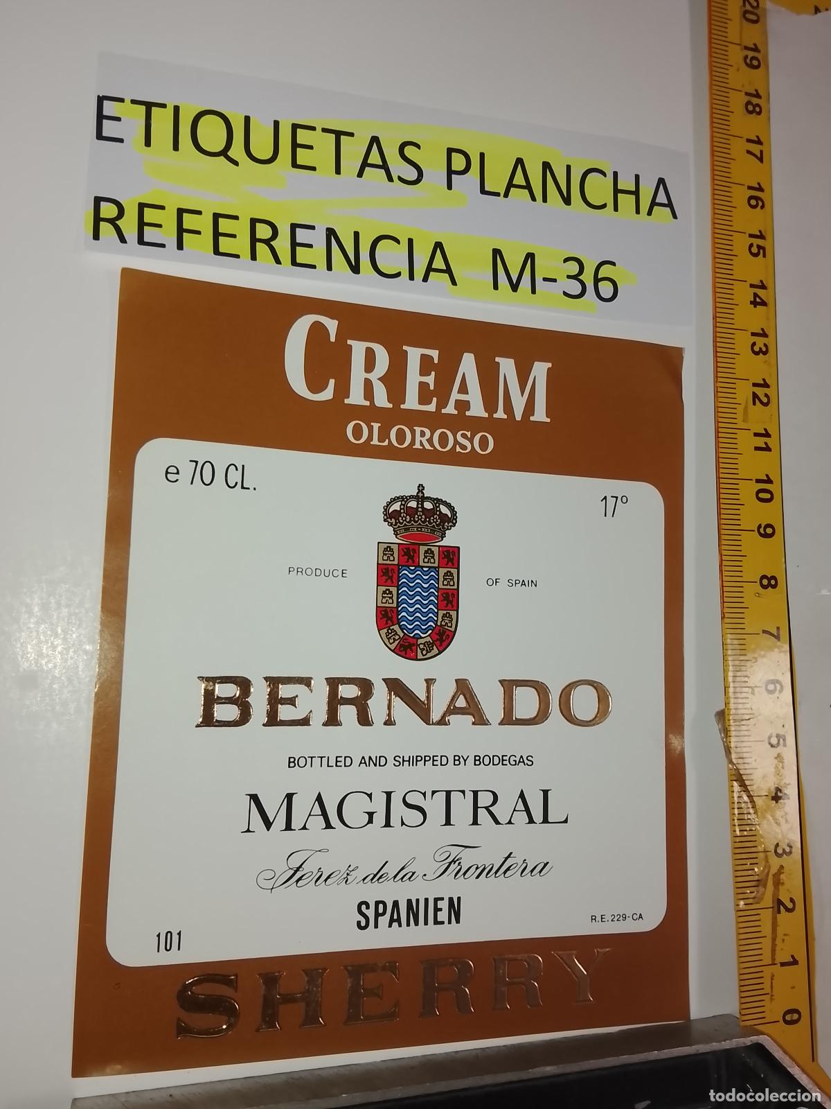 Etiquetas antiguas: HAGA SU OFERTA - ANTIGUA ETIQUETA DE VINO LICOR co&ntilde;ac manzanilla fino SANLUCAR JEREZ CADIZ EL PUERTO