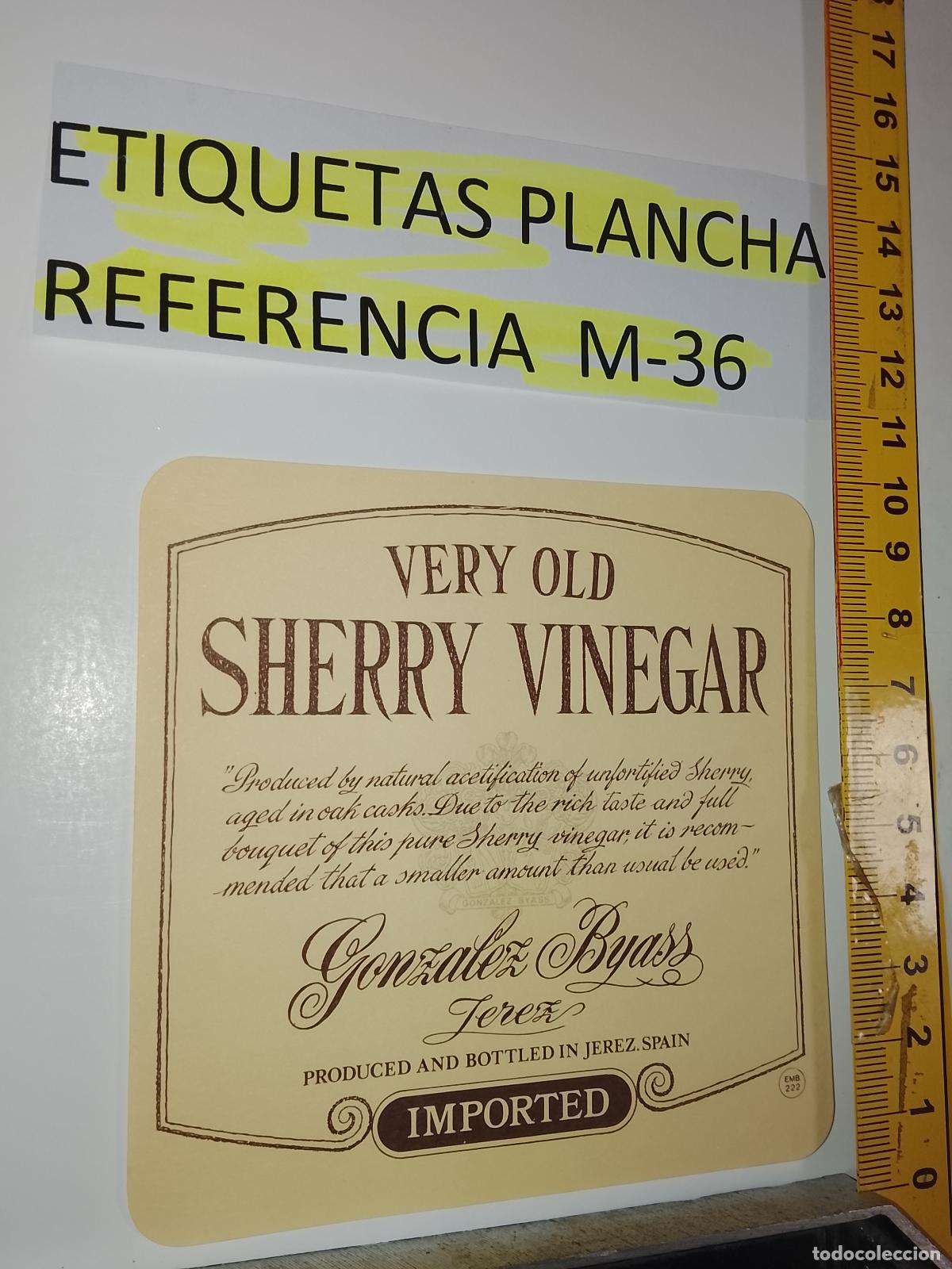 Etiquetas antiguas: HAGA SU OFERTA - ANTIGUA ETIQUETA DE VINO LICOR co&ntilde;ac manzanilla fino SANLUCAR JEREZ CADIZ EL PUERTO