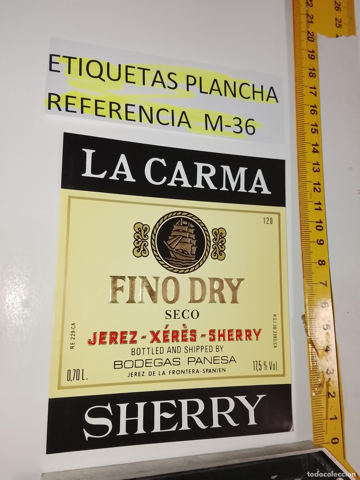 Etiquetas antiguas: HAGA SU OFERTA - ANTIGUA ETIQUETA DE VINO LICOR co&ntilde;ac manzanilla fino SANLUCAR JEREZ CADIZ EL PUERTO