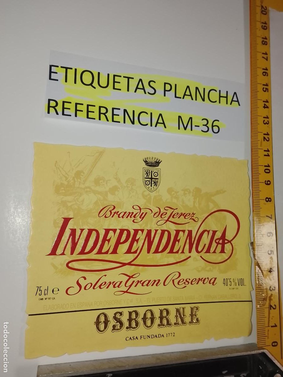 Etiquetas antiguas: HAGA SU OFERTA - ANTIGUA ETIQUETA DE VINO LICOR co&ntilde;ac manzanilla fino SANLUCAR JEREZ CADIZ EL PUERTO