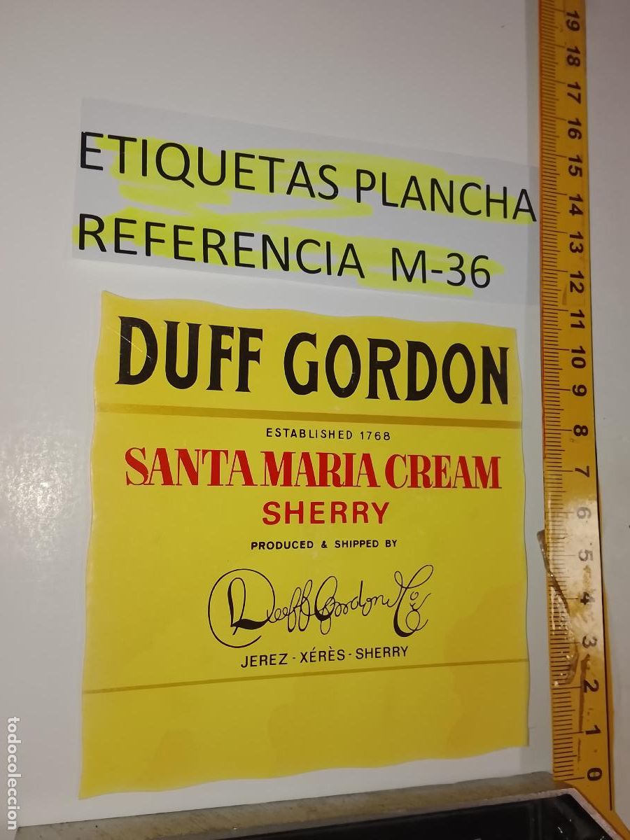 Etiquetas antiguas: HAGA SU OFERTA - ANTIGUA ETIQUETA DE VINO LICOR co&ntilde;ac manzanilla fino SANLUCAR JEREZ CADIZ EL PUERTO