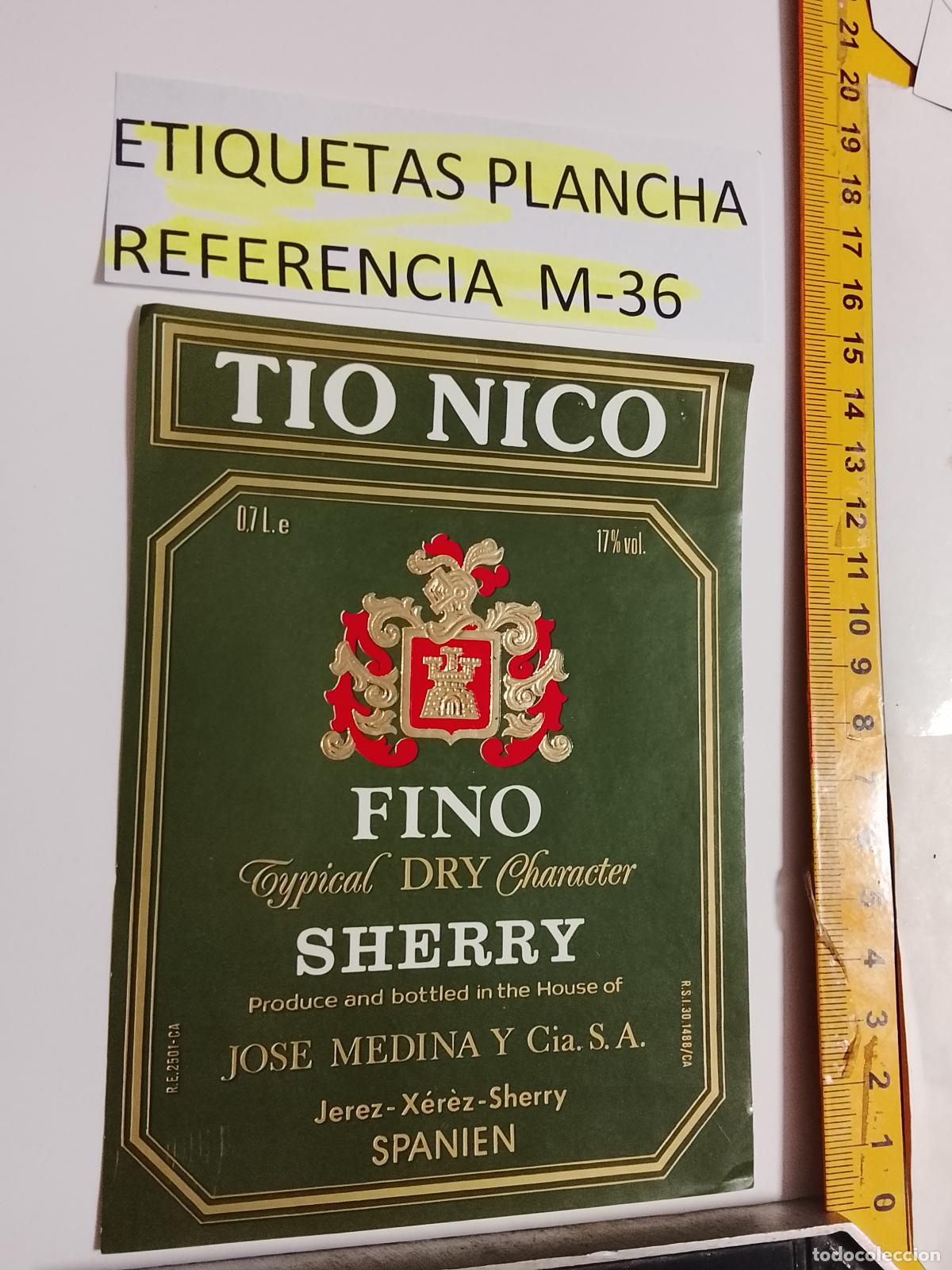 Etiquetas antiguas: HAGA SU OFERTA - ANTIGUA ETIQUETA DE VINO LICOR co&ntilde;ac manzanilla fino SANLUCAR JEREZ CADIZ EL PUERTO