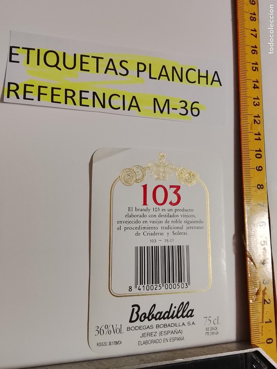 Etiquetas antiguas: HAGA SU OFERTA - ANTIGUA ETIQUETA DE VINO LICOR co&ntilde;ac manzanilla fino SANLUCAR JEREZ CADIZ EL PUERTO