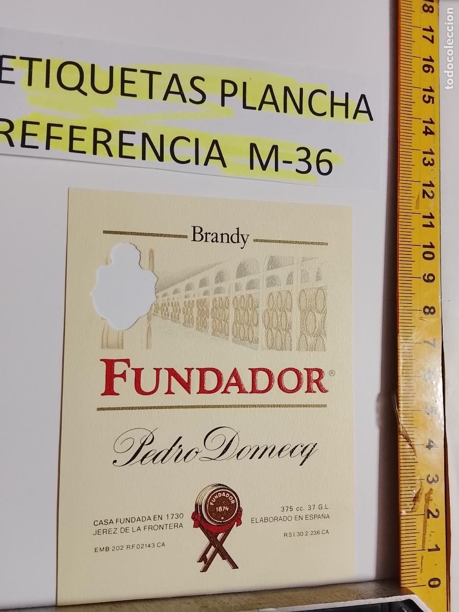Etiquetas antiguas: HAGA SU OFERTA - ANTIGUA ETIQUETA DE VINO LICOR co&ntilde;ac manzanilla fino SANLUCAR JEREZ CADIZ EL PUERTO