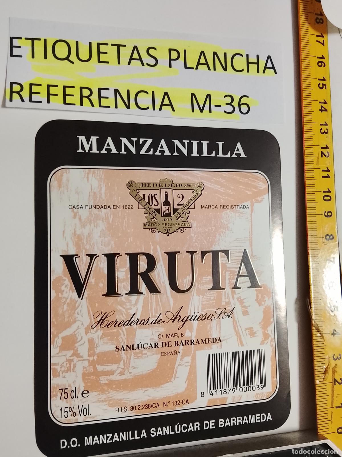 Etiquetas antiguas: HAGA SU OFERTA - ANTIGUA ETIQUETA DE VINO LICOR co&ntilde;ac manzanilla fino SANLUCAR JEREZ CADIZ EL PUERTO