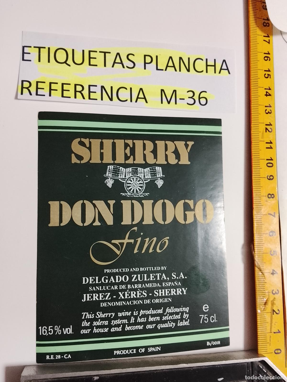 Etiquetas antiguas: HAGA SU OFERTA - ANTIGUA ETIQUETA DE VINO LICOR co&ntilde;ac manzanilla fino SANLUCAR JEREZ CADIZ EL PUERTO
