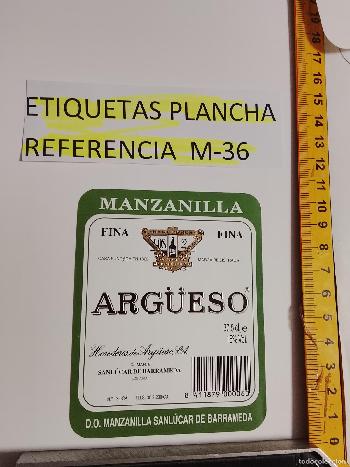 &Eacute;tiquettes anciennes: HAGA SU OFERTA - ANTIGUA ETIQUETA DE VINO LICOR co&ntilde;ac manzanilla fino SANLUCAR JEREZ CADIZ EL PUERTO