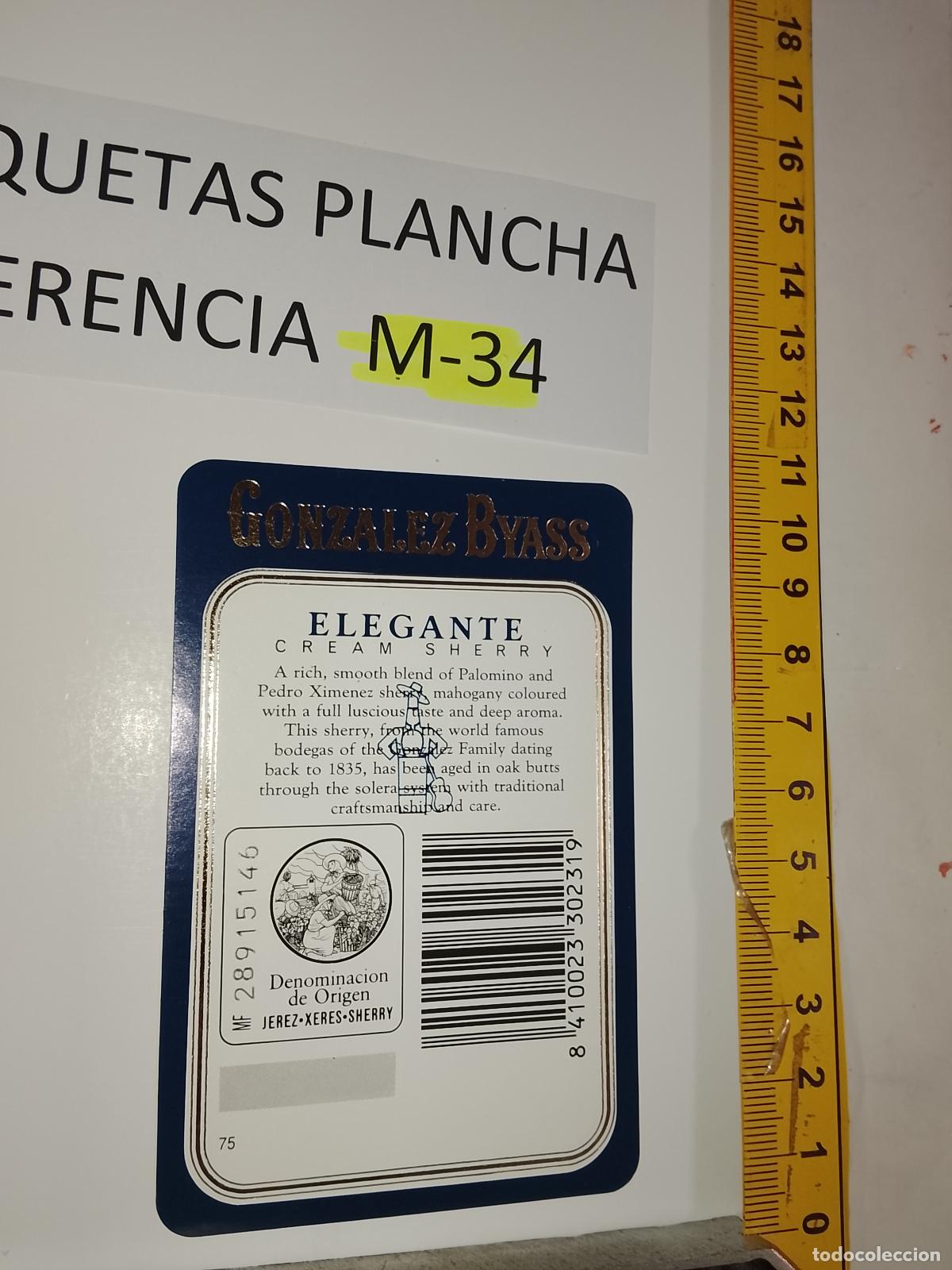 Old Labels: HAGA SU OFERTA - ANTIGUA ETIQUETA DE VINO LICOR co&ntilde;ac manzanilla fino SANLUCAR JEREZ CADIZ EL PUERTO