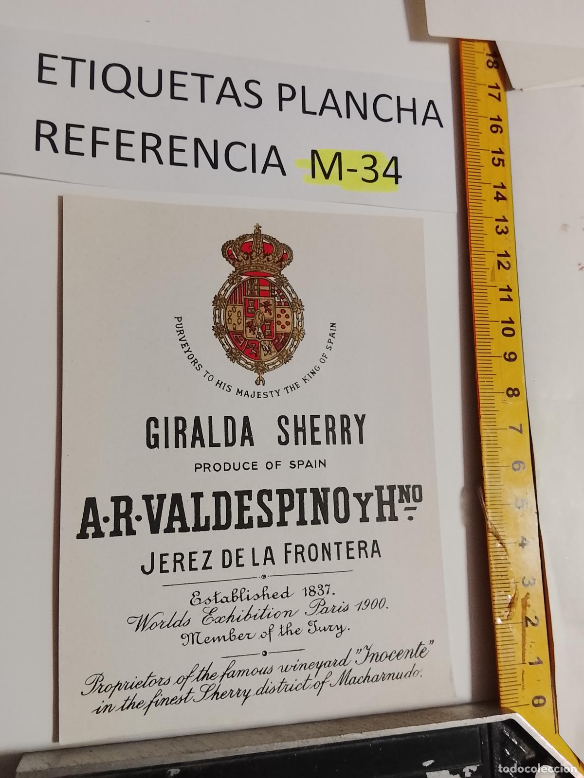 Old Labels: HAGA SU OFERTA - ANTIGUA ETIQUETA DE VINO LICOR co&ntilde;ac manzanilla fino SANLUCAR JEREZ CADIZ EL PUERTO
