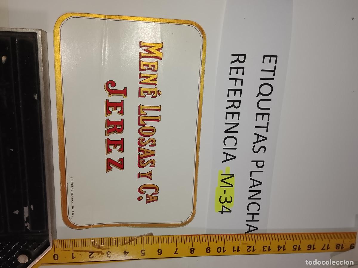 Old Labels: HAGA SU OFERTA - ANTIGUA ETIQUETA DE VINO LICOR co&ntilde;ac manzanilla fino SANLUCAR JEREZ CADIZ EL PUERTO