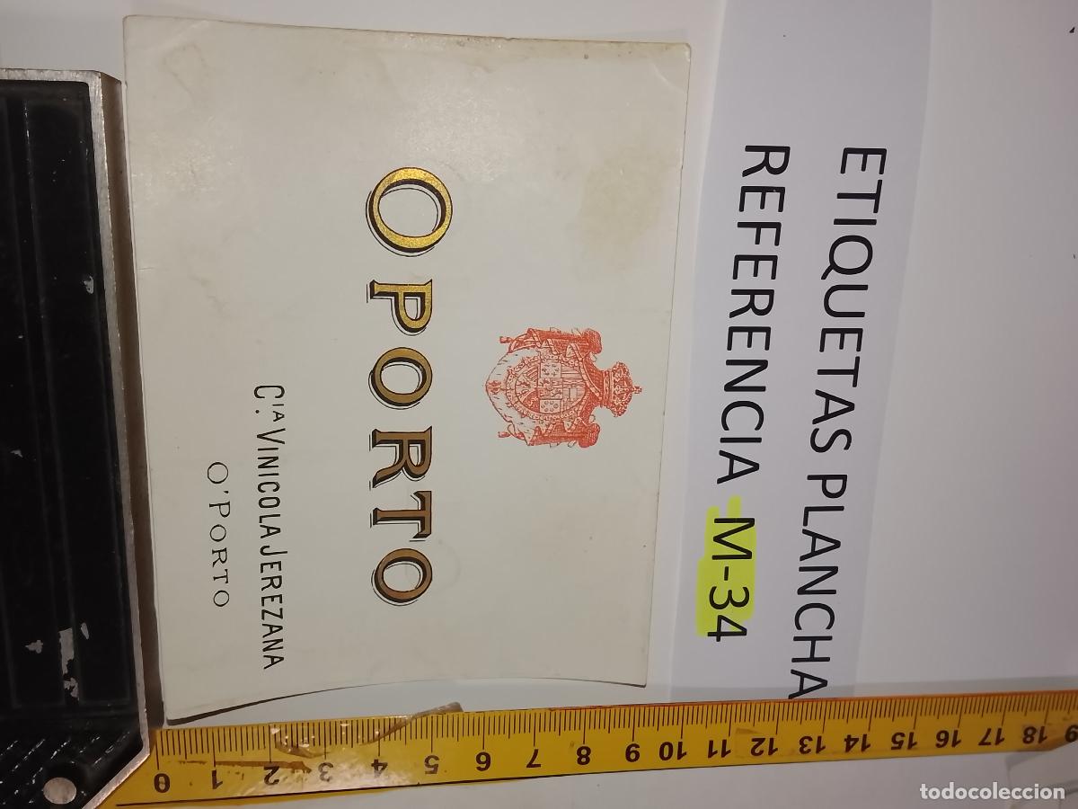 Old Labels: HAGA SU OFERTA - ANTIGUA ETIQUETA DE VINO LICOR co&ntilde;ac manzanilla fino SANLUCAR JEREZ CADIZ EL PUERTO