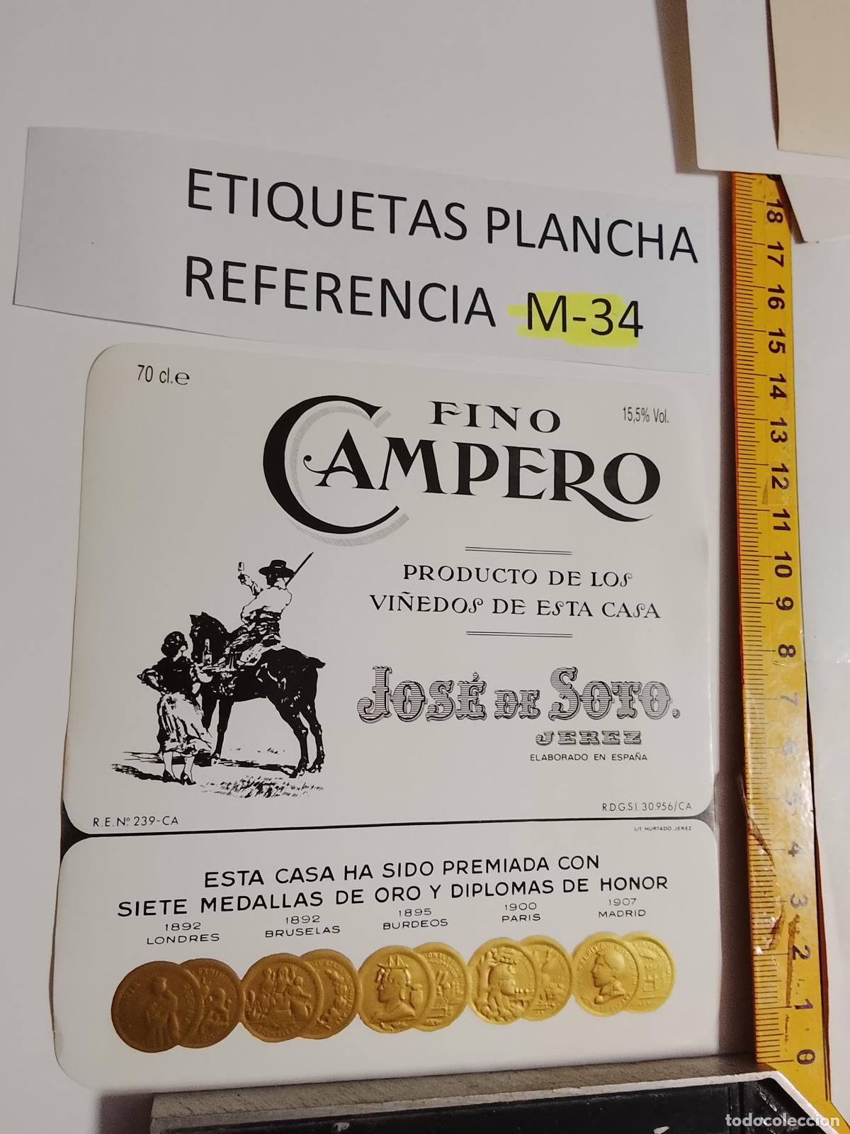 Old Labels: HAGA SU OFERTA - ANTIGUA ETIQUETA DE VINO LICOR co&ntilde;ac manzanilla fino SANLUCAR JEREZ CADIZ EL PUERTO