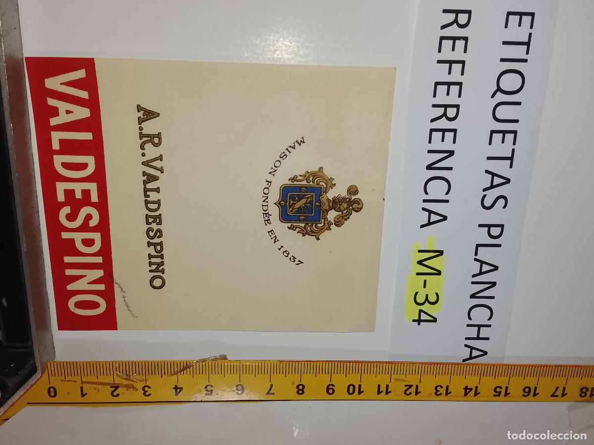 Old Labels: HAGA SU OFERTA - ANTIGUA ETIQUETA DE VINO LICOR co&ntilde;ac manzanilla fino SANLUCAR JEREZ CADIZ EL PUERTO