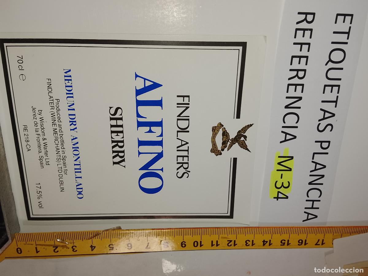 Etiquetas antiguas: HAGA SU OFERTA - ANTIGUA ETIQUETA DE VINO LICOR co&ntilde;ac manzanilla fino SANLUCAR JEREZ CADIZ EL PUERTO