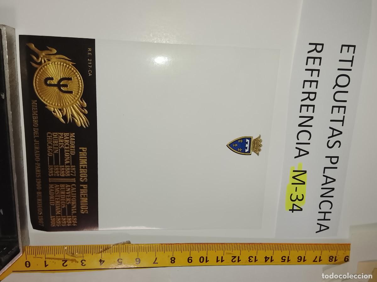 Etiquetas antiguas: HAGA SU OFERTA - ANTIGUA ETIQUETA DE VINO LICOR co&ntilde;ac manzanilla fino SANLUCAR JEREZ CADIZ EL PUERTO