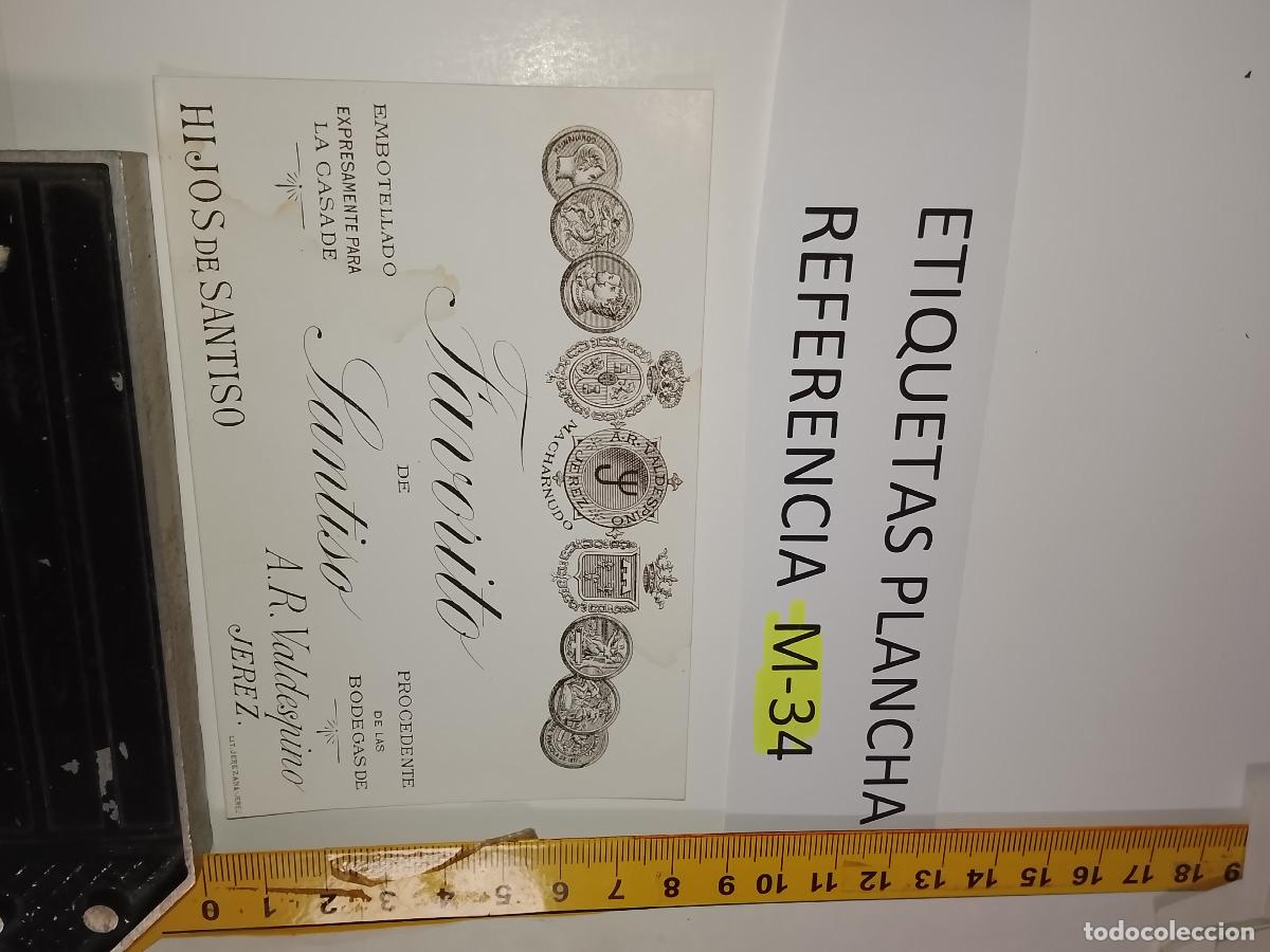 Etiquetas antiguas: HAGA SU OFERTA - ANTIGUA ETIQUETA DE VINO LICOR co&ntilde;ac manzanilla fino SANLUCAR JEREZ CADIZ EL PUERTO