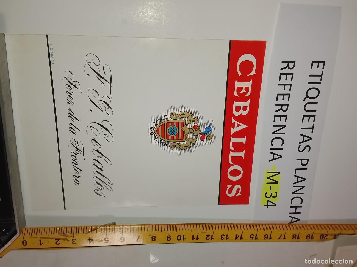 Etiquetas antiguas: HAGA SU OFERTA - ANTIGUA ETIQUETA DE VINO LICOR co&ntilde;ac manzanilla fino SANLUCAR JEREZ CADIZ EL PUERTO