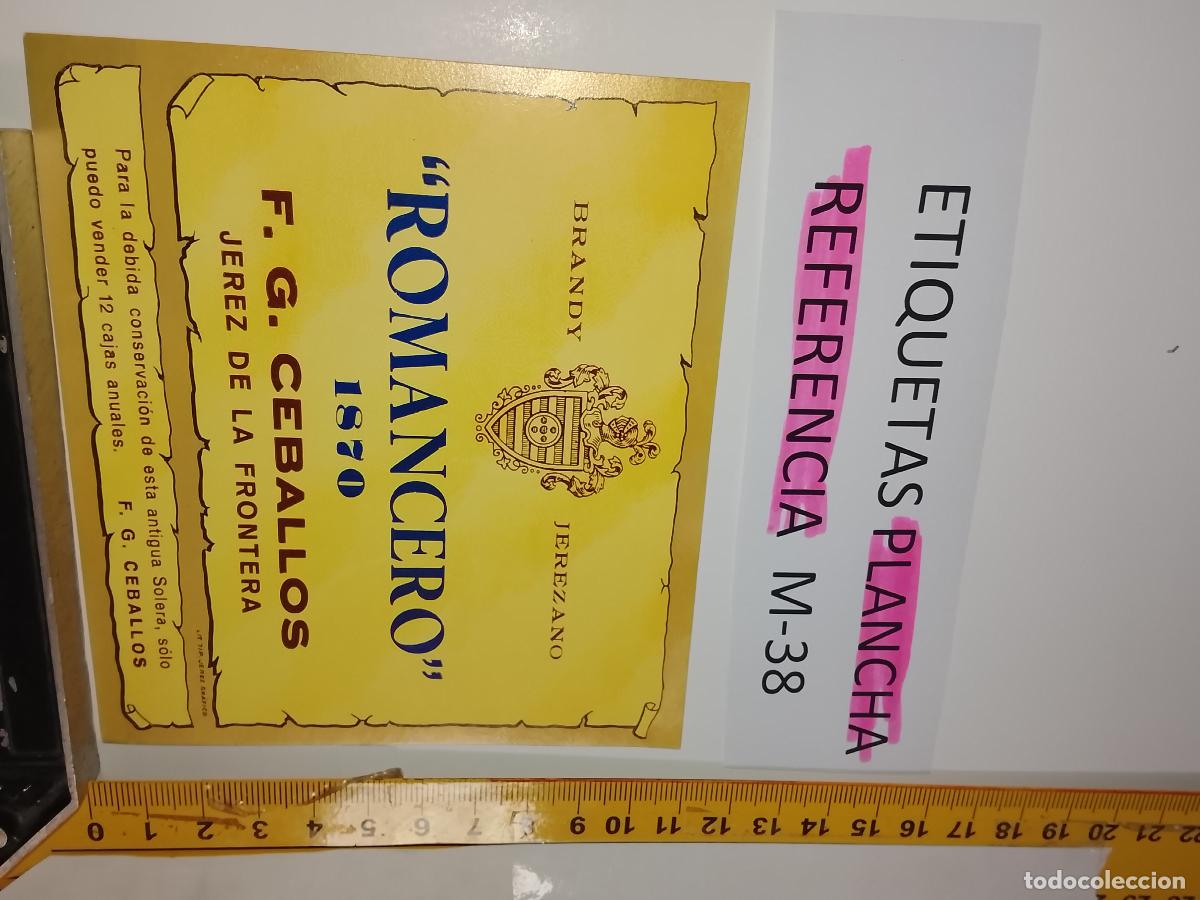 Etiquetas antiguas: HAGA SU OFERTA - ANTIGUA ETIQUETA DE VINO LICOR co&ntilde;ac manzanilla fino SANLUCAR JEREZ CADIZ EL PUERTO