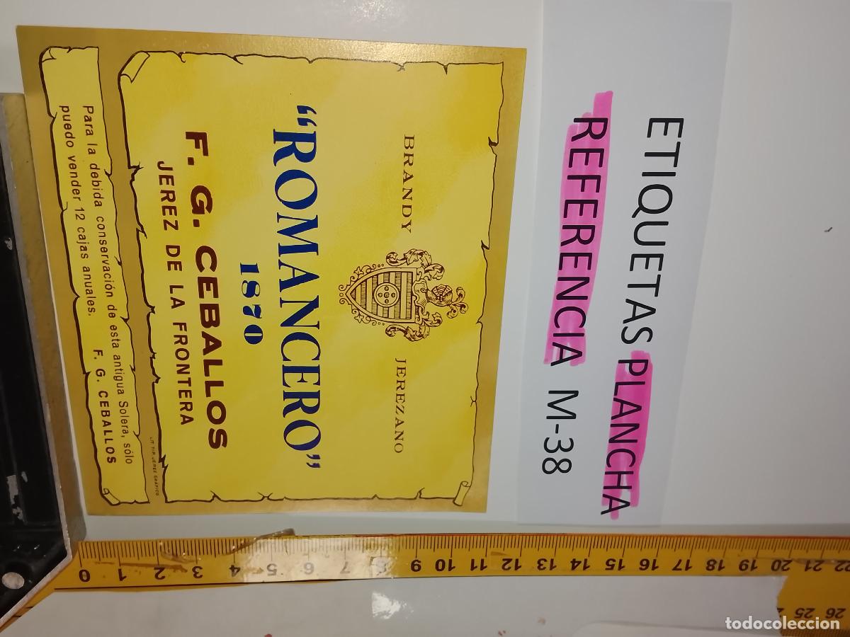 Etiquetas antiguas: HAGA SU OFERTA - ANTIGUA ETIQUETA DE VINO LICOR co&ntilde;ac manzanilla fino SANLUCAR JEREZ CADIZ EL PUERTO