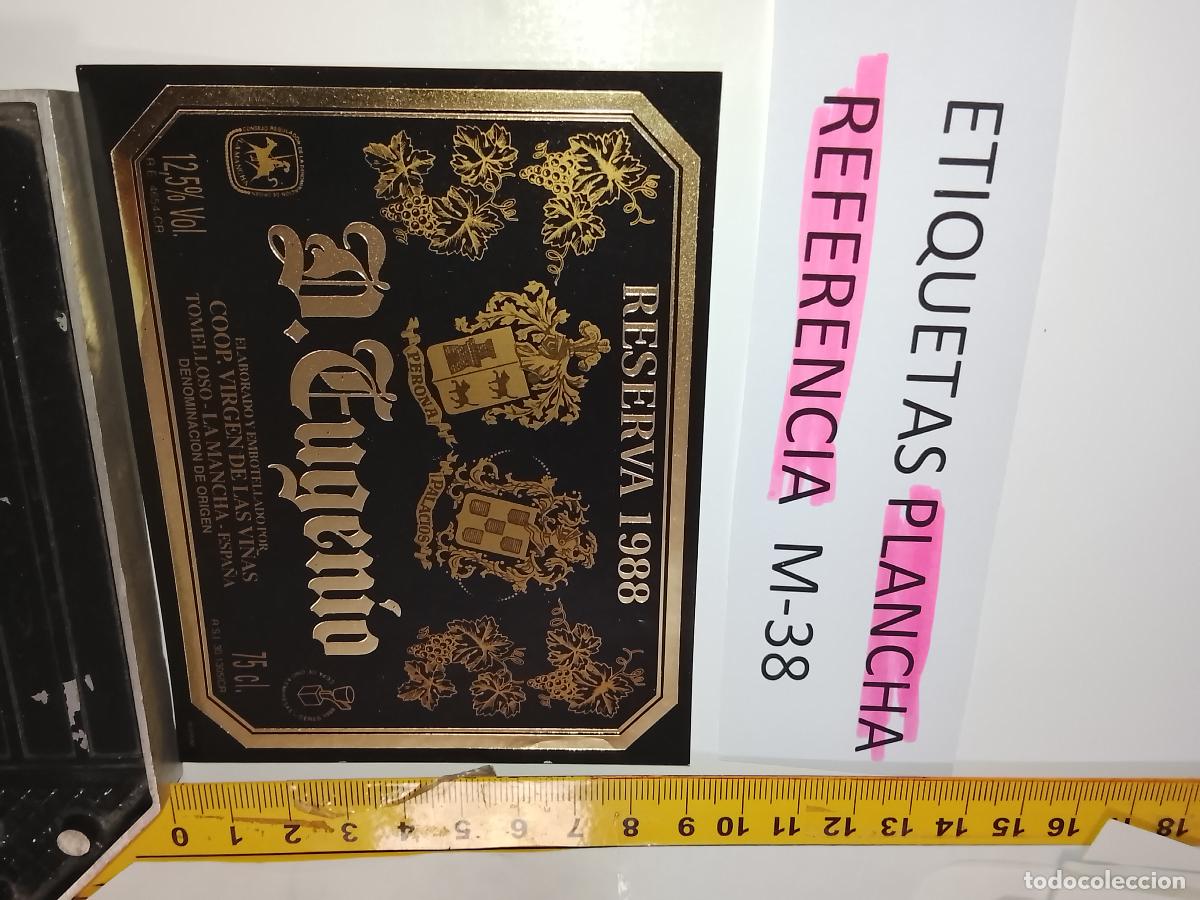 Etiquetas antiguas: HAGA SU OFERTA - ANTIGUA ETIQUETA DE VINO LICOR co&ntilde;ac manzanilla fino SANLUCAR JEREZ CADIZ EL PUERTO