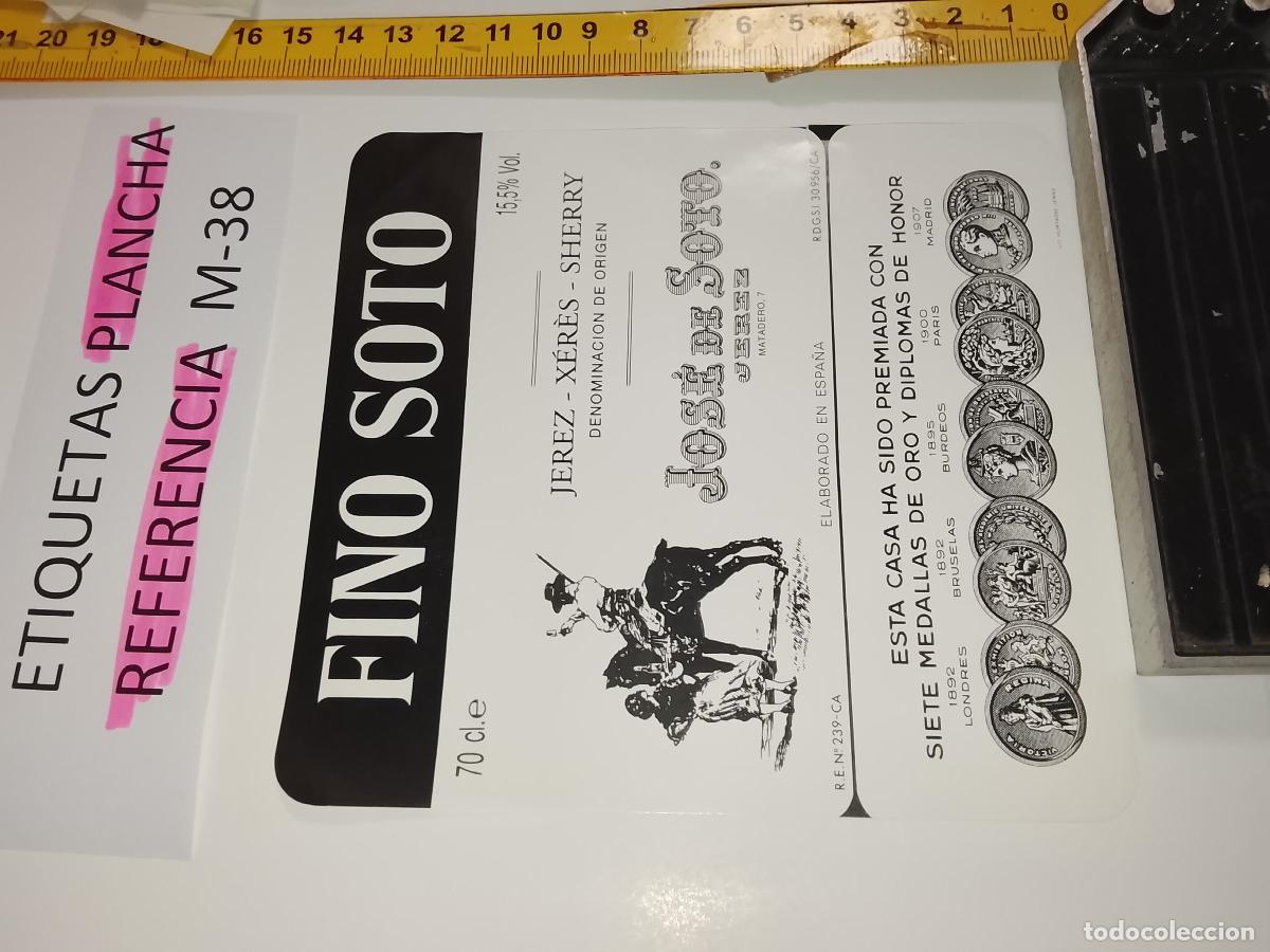 Etiquetas antiguas: HAGA SU OFERTA - ANTIGUA ETIQUETA DE VINO LICOR co&ntilde;ac manzanilla fino SANLUCAR JEREZ CADIZ EL PUERTO