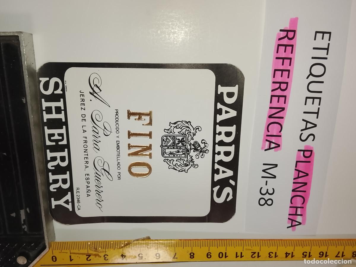 Etiquetas antiguas: HAGA SU OFERTA - ANTIGUA ETIQUETA DE VINO LICOR co&ntilde;ac manzanilla fino SANLUCAR JEREZ CADIZ EL PUERTO