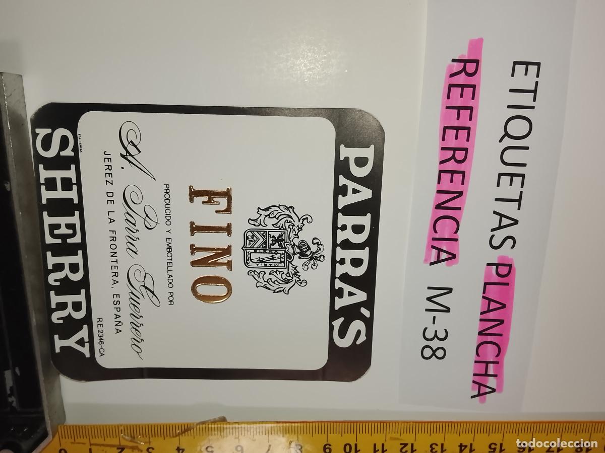 &Eacute;tiquettes anciennes: HAGA SU OFERTA - ANTIGUA ETIQUETA DE VINO LICOR co&ntilde;ac manzanilla fino SANLUCAR JEREZ CADIZ EL PUERTO