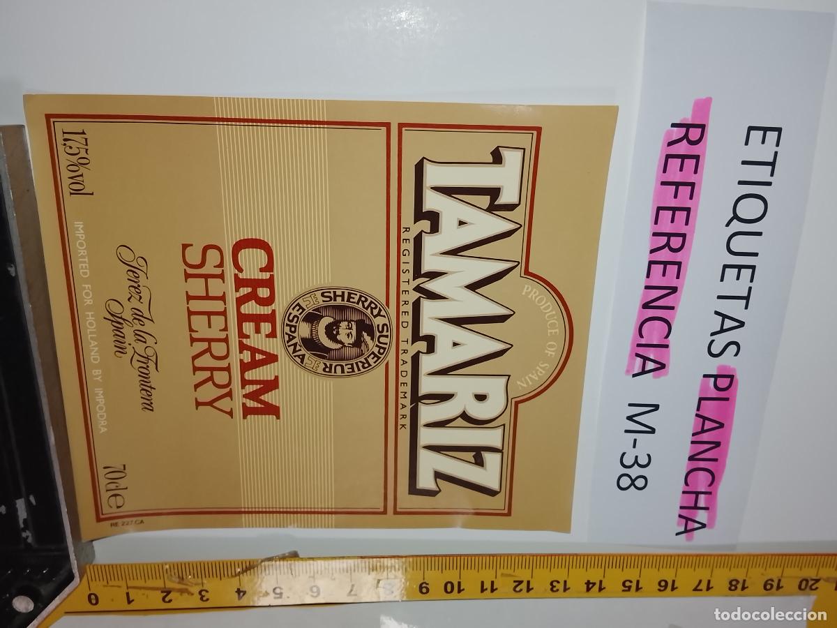 Old Labels: HAGA SU OFERTA - ANTIGUA ETIQUETA DE VINO LICOR co&ntilde;ac manzanilla fino SANLUCAR JEREZ CADIZ EL PUERTO