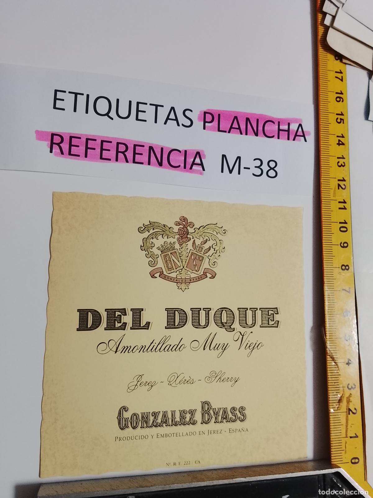 Etiquetas antiguas: HAGA SU OFERTA - ANTIGUA ETIQUETA DE VINO LICOR co&ntilde;ac manzanilla fino SANLUCAR JEREZ CADIZ EL PUERTO