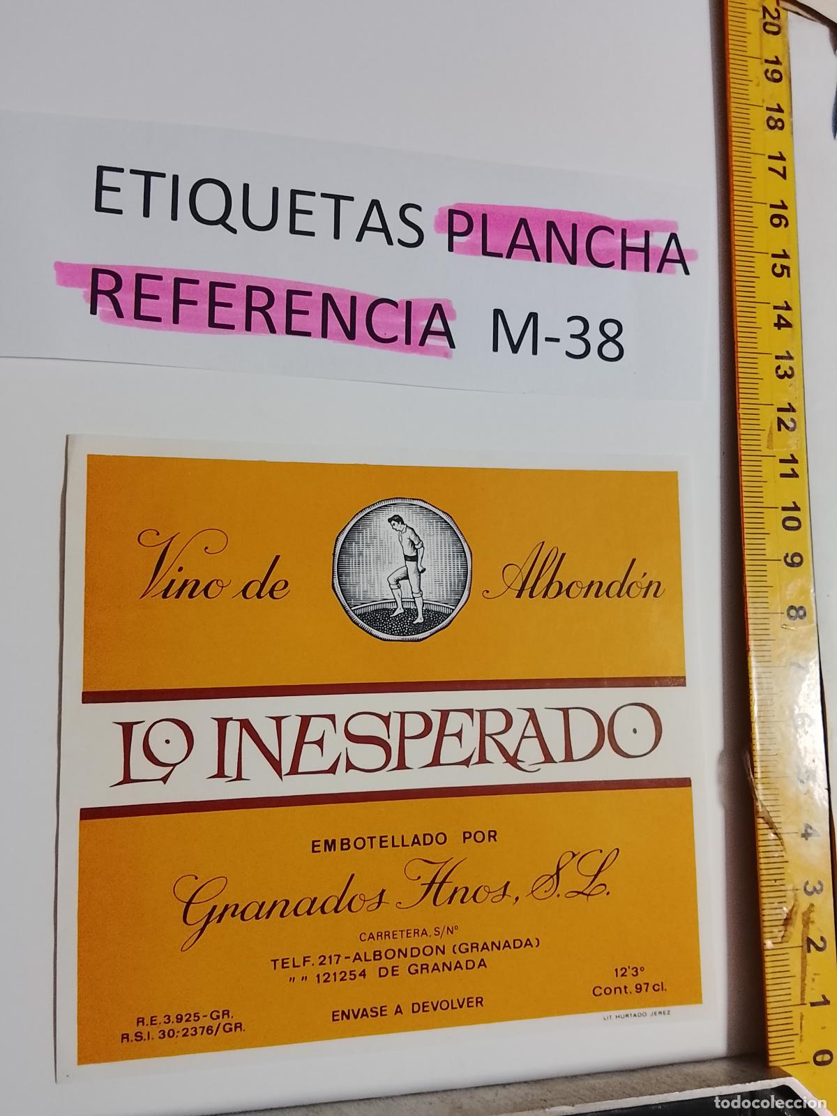Etiquetas antiguas: HAGA SU OFERTA - ANTIGUA ETIQUETA DE VINO LICOR co&ntilde;ac manzanilla fino SANLUCAR JEREZ CADIZ EL PUERTO