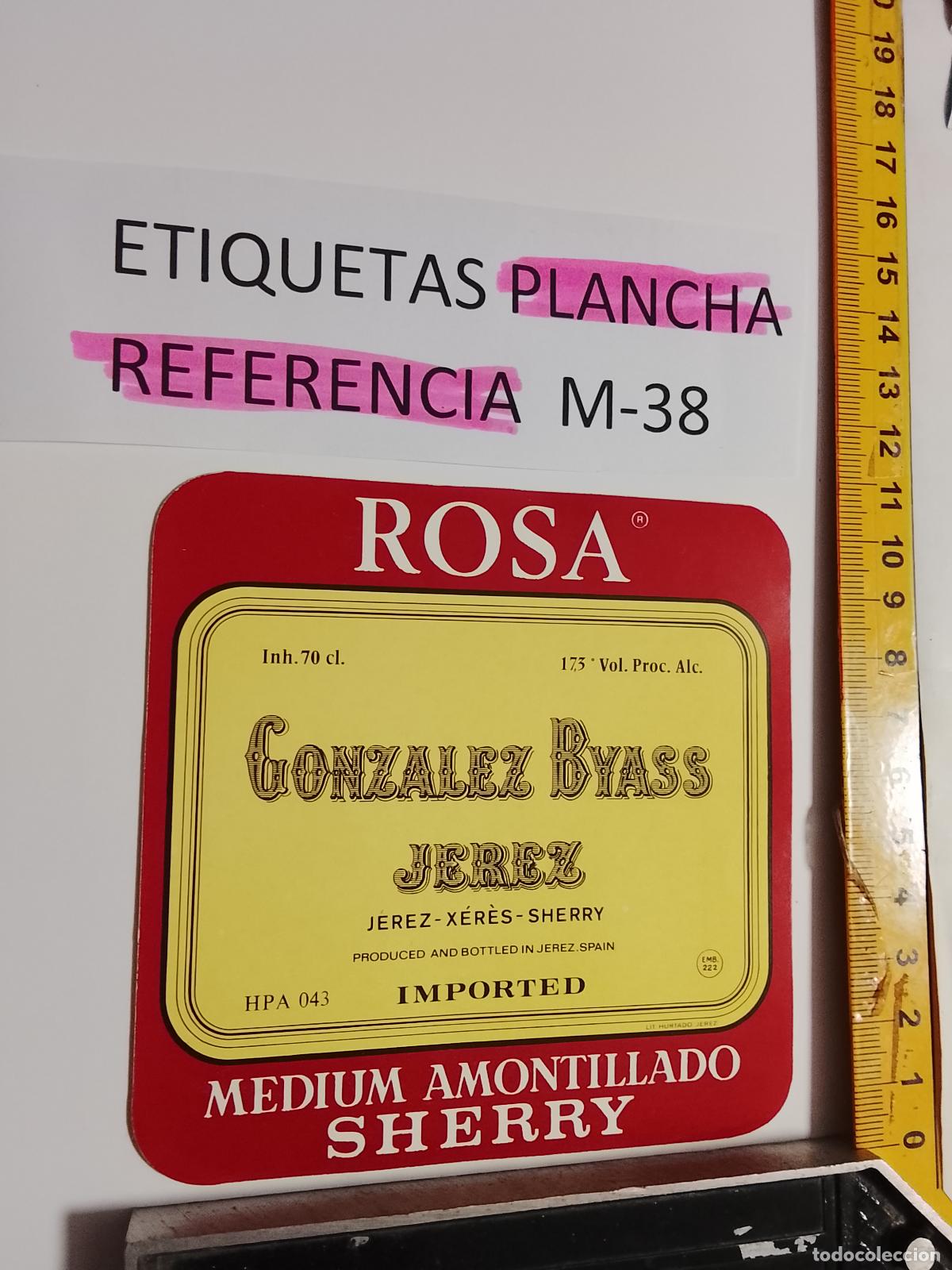 Etiquetas antiguas: HAGA SU OFERTA - ANTIGUA ETIQUETA DE VINO LICOR co&ntilde;ac manzanilla fino SANLUCAR JEREZ CADIZ EL PUERTO