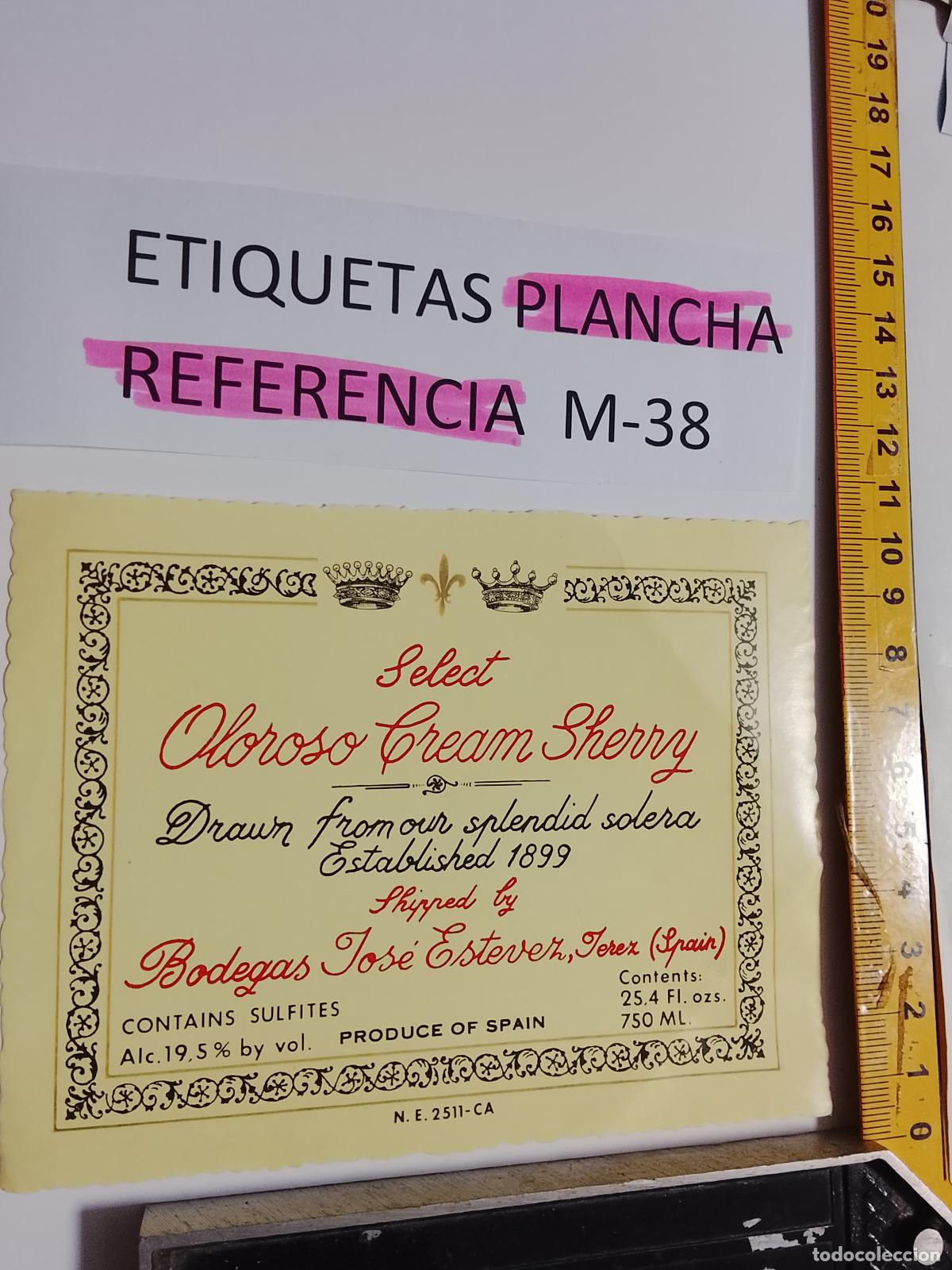 Etiquetas antiguas: HAGA SU OFERTA - ANTIGUA ETIQUETA DE VINO LICOR co&ntilde;ac manzanilla fino SANLUCAR JEREZ CADIZ EL PUERTO