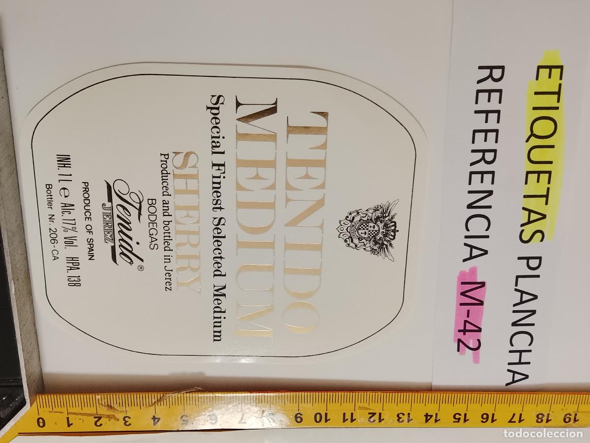 Etiquetas antiguas: HAGA SU OFERTA - ANTIGUA ETIQUETA DE VINO LICOR co&ntilde;ac manzanilla fino SANLUCAR JEREZ CADIZ EL PUERTO