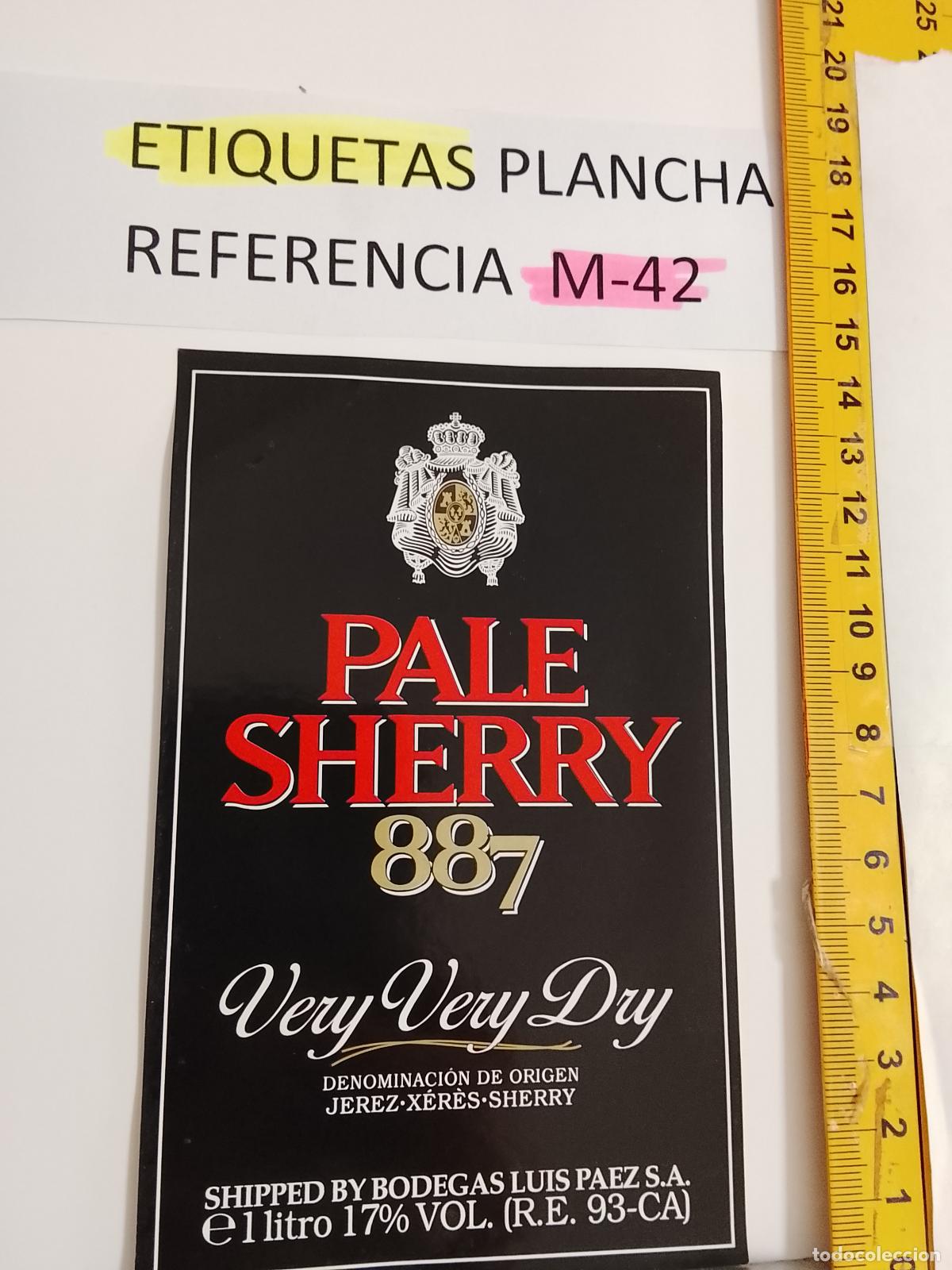 Etiquetas antiguas: HAGA SU OFERTA - ANTIGUA ETIQUETA DE VINO LICOR co&ntilde;ac manzanilla fino SANLUCAR JEREZ CADIZ EL PUERTO