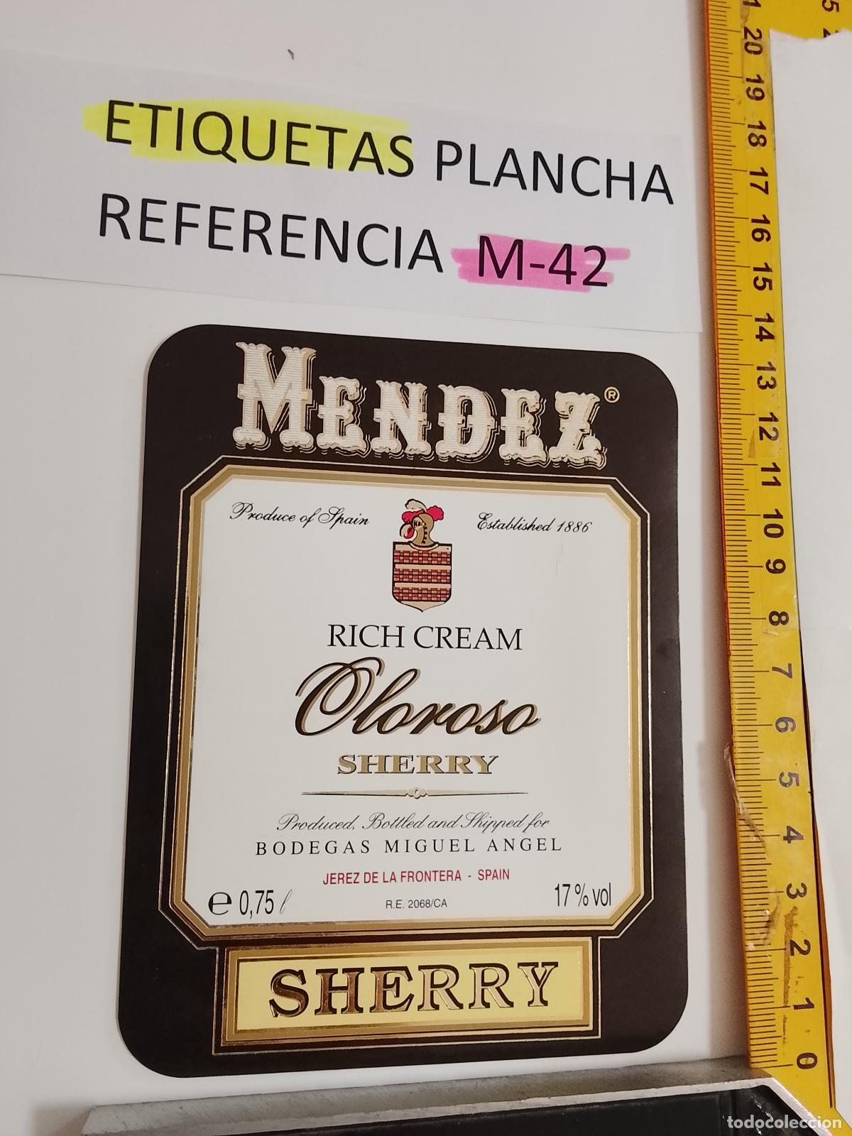Etiquetas antiguas: HAGA SU OFERTA - ANTIGUA ETIQUETA DE VINO LICOR co&ntilde;ac manzanilla fino SANLUCAR JEREZ CADIZ EL PUERTO