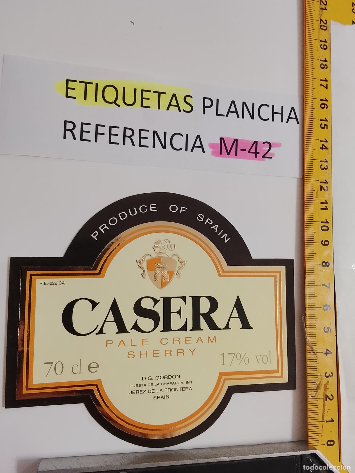 Etiquetas antiguas: HAGA SU OFERTA - ANTIGUA ETIQUETA DE VINO LICOR co&ntilde;ac manzanilla fino SANLUCAR JEREZ CADIZ EL PUERTO