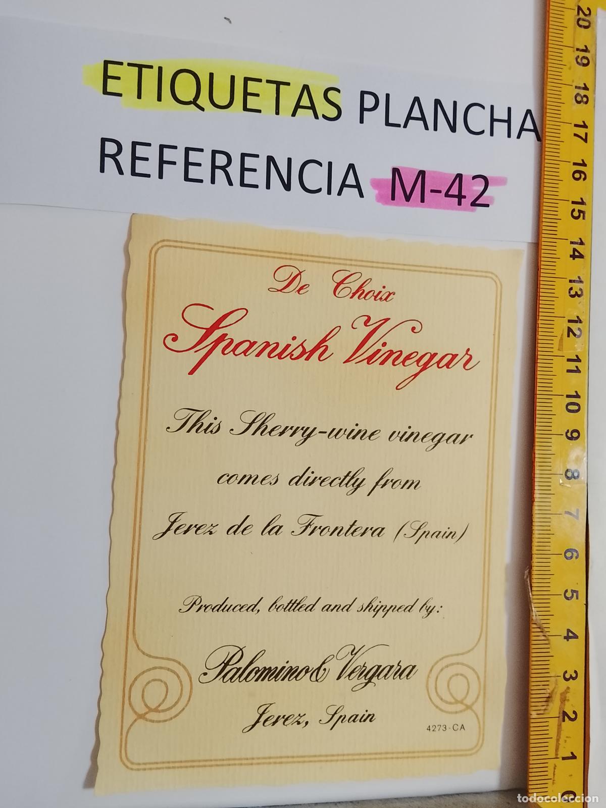 Etiquetas antiguas: HAGA SU OFERTA - ANTIGUA ETIQUETA DE VINO LICOR co&ntilde;ac manzanilla fino SANLUCAR JEREZ CADIZ EL PUERTO