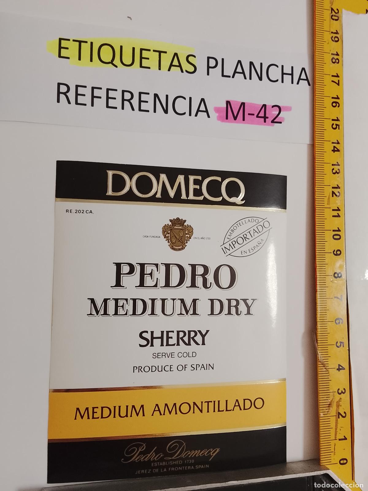 Etiquetas antiguas: HAGA SU OFERTA - ANTIGUA ETIQUETA DE VINO LICOR co&ntilde;ac manzanilla fino SANLUCAR JEREZ CADIZ EL PUERTO