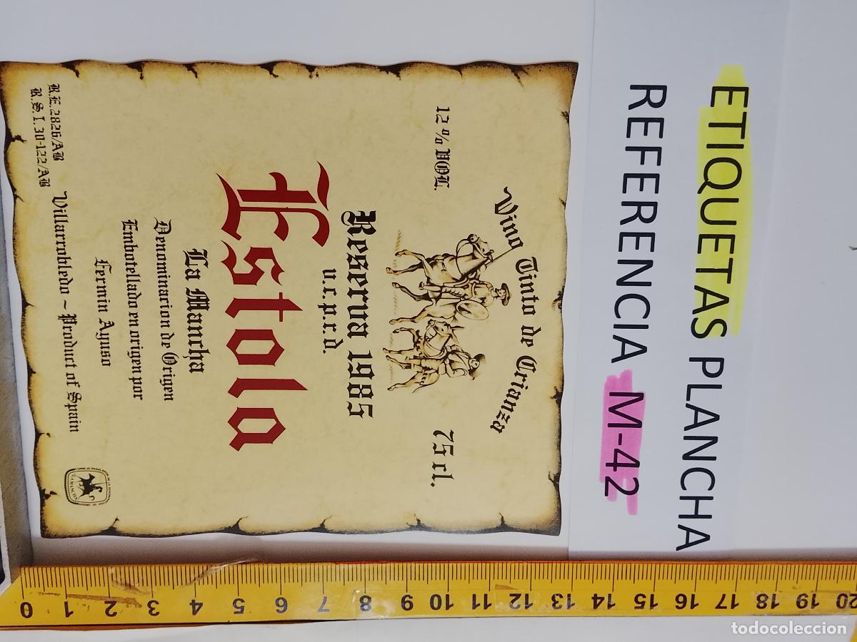 Etiquetas antiguas: HAGA SU OFERTA - ANTIGUA ETIQUETA DE VINO LICOR co&ntilde;ac manzanilla fino SANLUCAR JEREZ CADIZ EL PUERTO