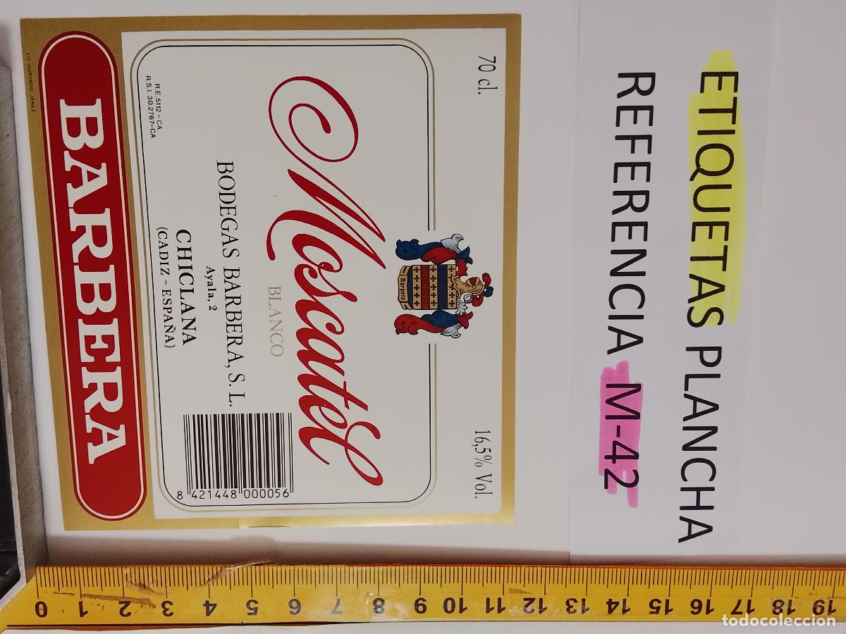 Etiquetas antiguas: HAGA SU OFERTA - ANTIGUA ETIQUETA DE VINO LICOR co&ntilde;ac manzanilla fino SANLUCAR JEREZ CADIZ EL PUERTO