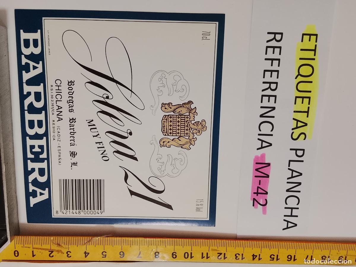 Etiquetas antiguas: HAGA SU OFERTA - ANTIGUA ETIQUETA DE VINO LICOR co&ntilde;ac manzanilla fino SANLUCAR JEREZ CADIZ EL PUERTO